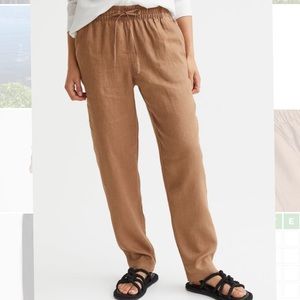 Tan H&M linen pants
